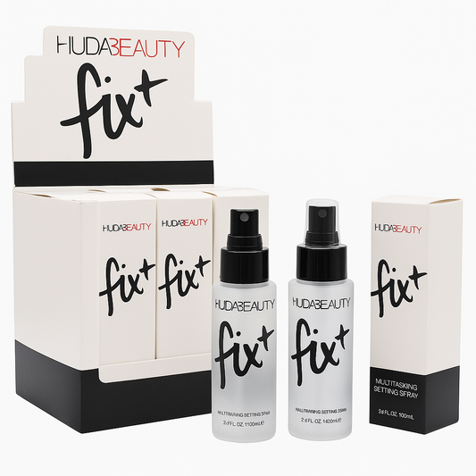 Huda Beauty Fix+ Long-Lasting Makeup Fixer Spray – 100ml